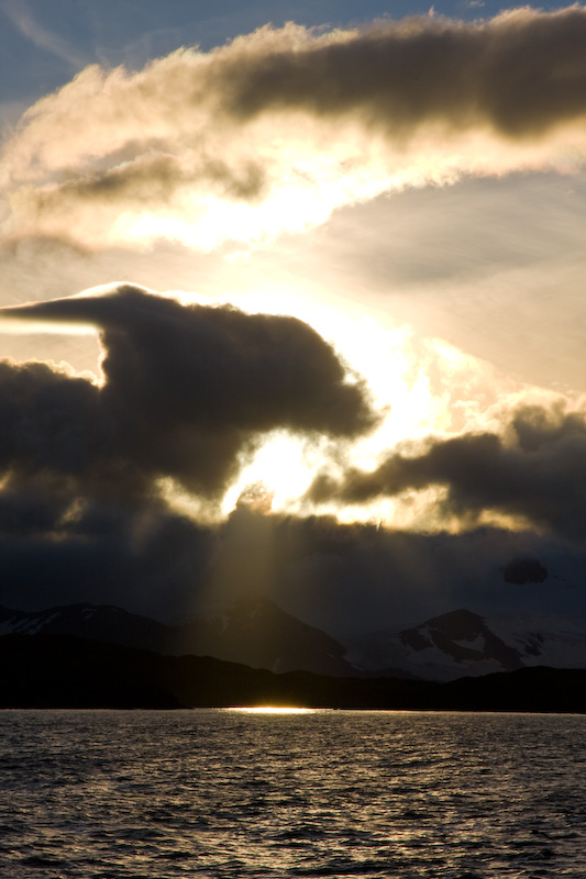 Sunset Through Clouds